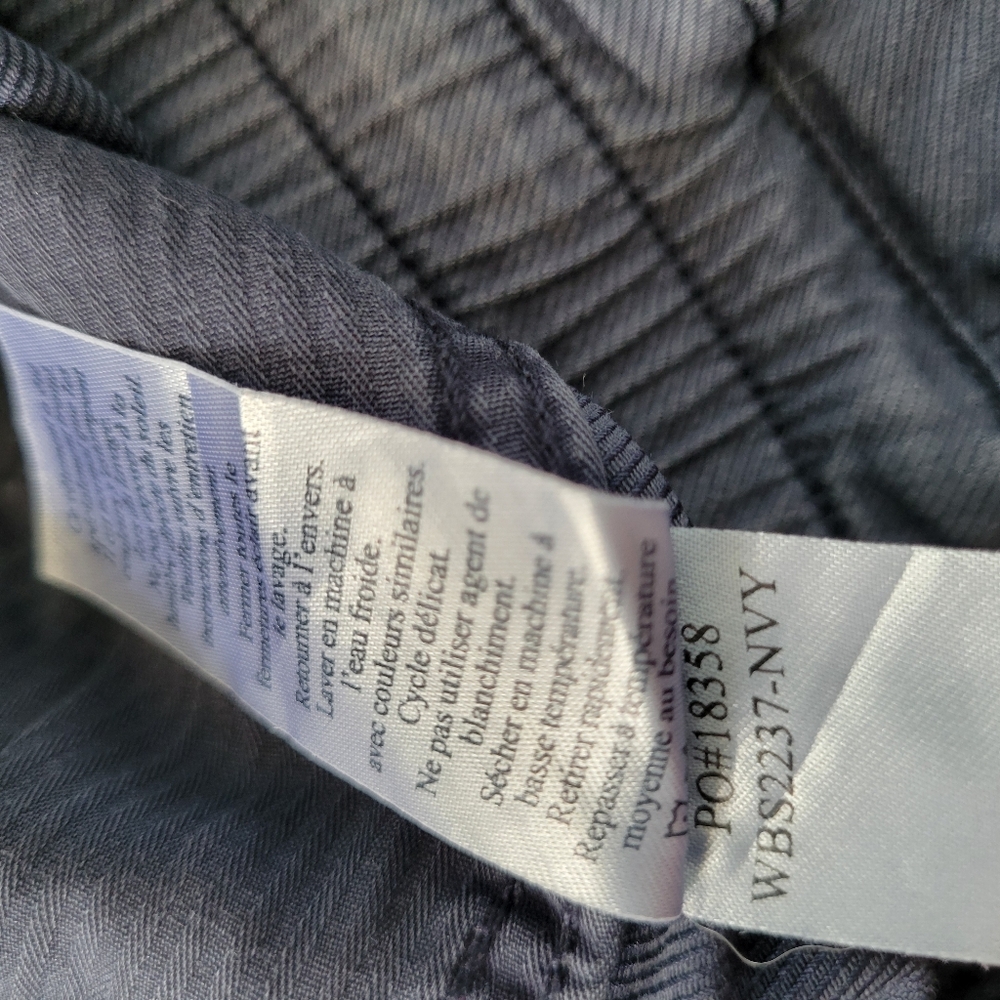 Faherty Essential Drawstring Cotton Modal Linen Blend Pants In Blue L‎ - Picture 14 of 14
